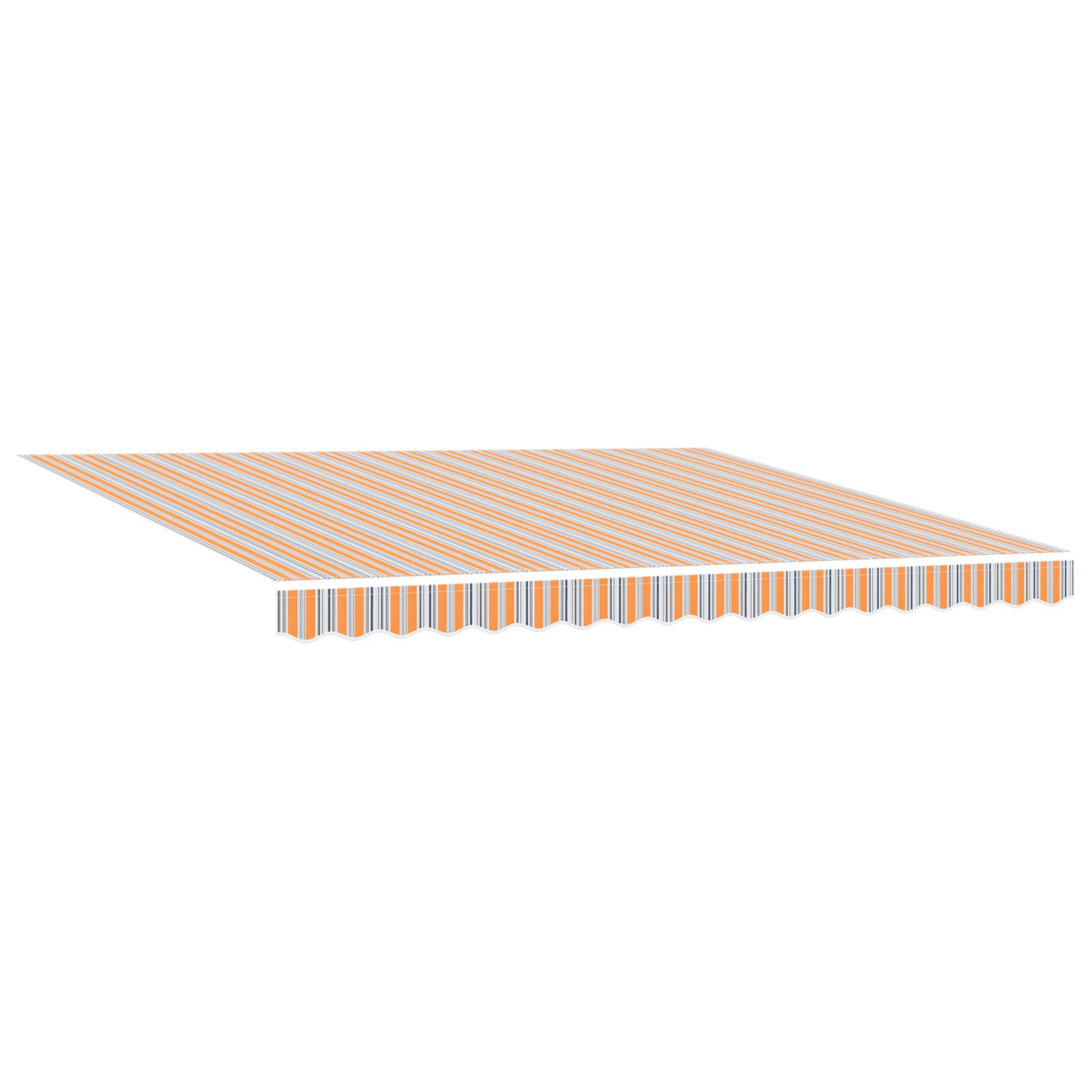 vidaXL Automatische einziehbare Markise mit LED Mehrfarbenstreifen 400x300 cm