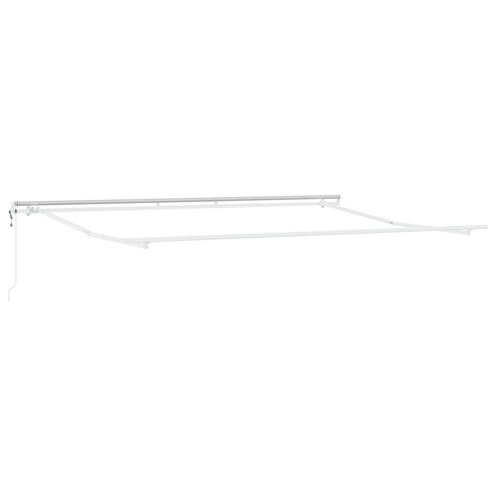 vidaXL Automatische Einziehbare Markise Grün und Gelb 450x300 cm