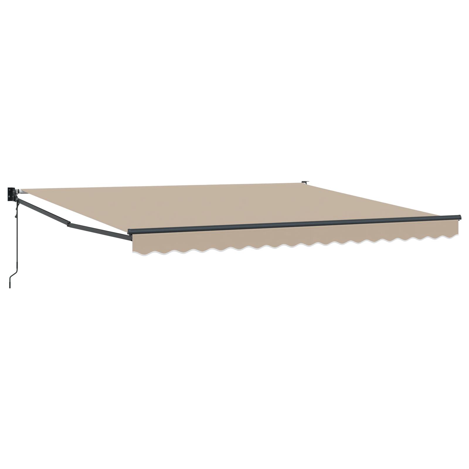 vidaXL Automatische Einziehbare Markise Beige 400x300 cm