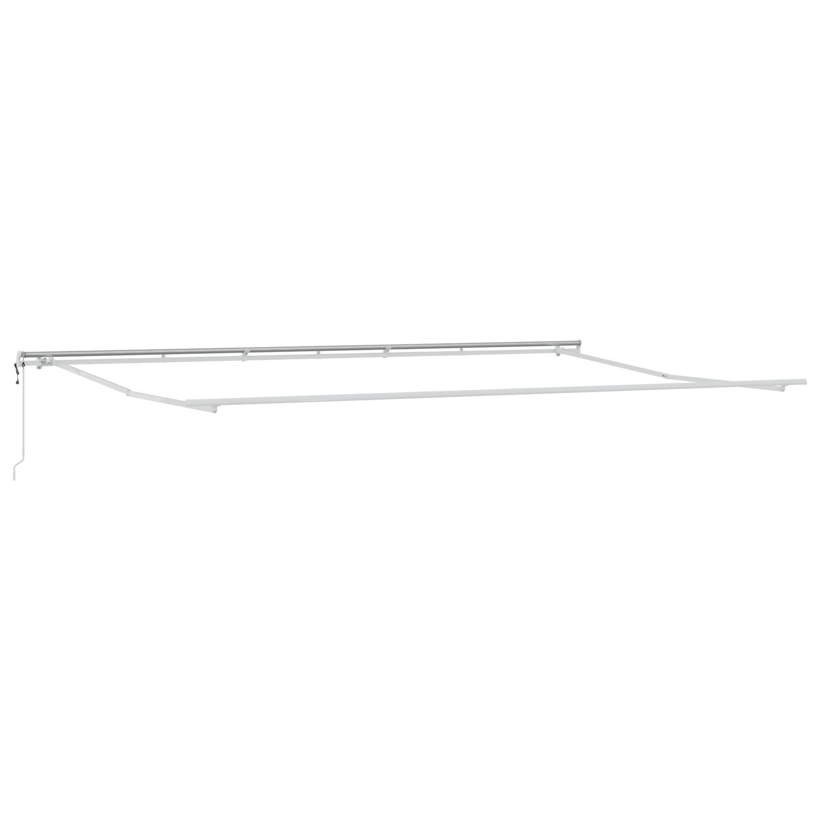 vidaXL automatische einziehbare Markise Weiß 600x300 cm
