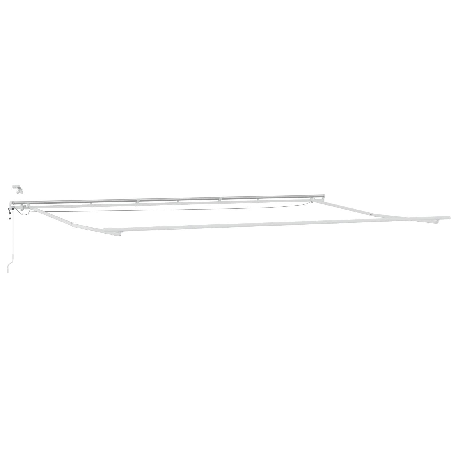 vidaXL Automatische einziehbare Markise mit LED in Gelb und Orange 600x300 cm