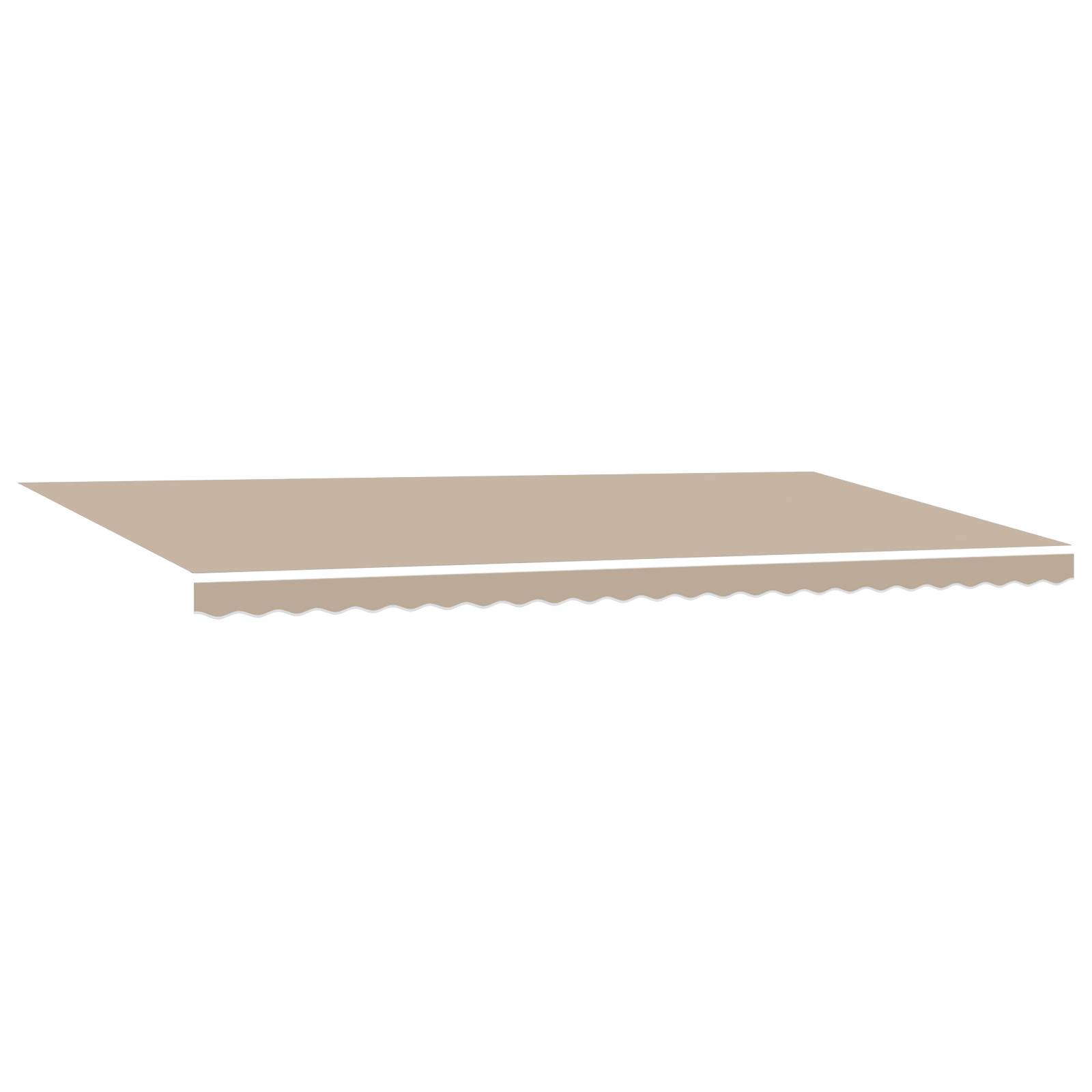 vidaXL Automatische Einziehbare Markise mit LED Beige 600x300 cm