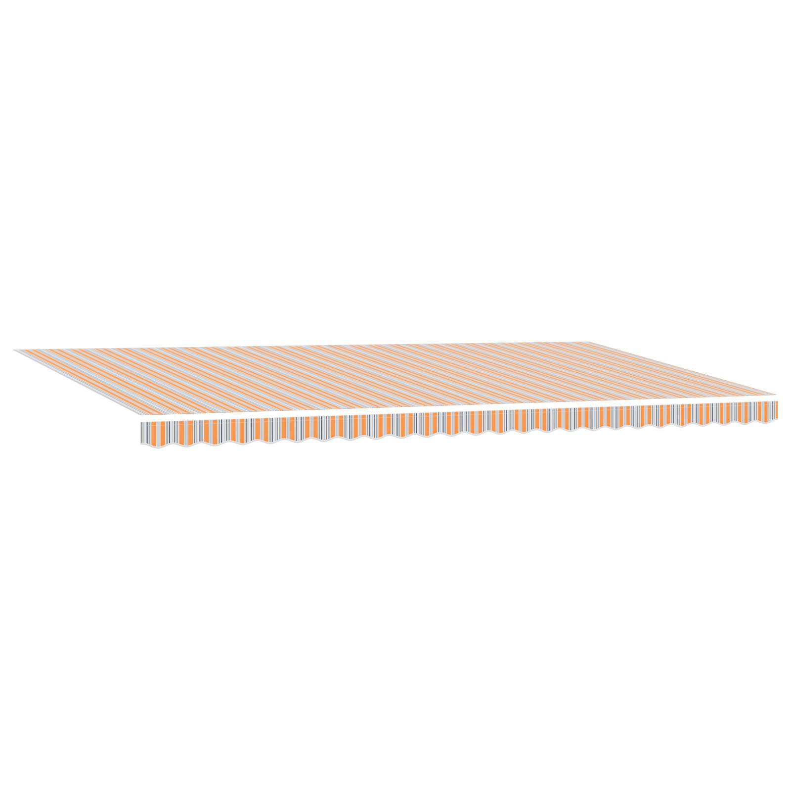 vidaXL manuelle einziehbare Markise mit LED mehrfarbigen Streifen 600x300 cm