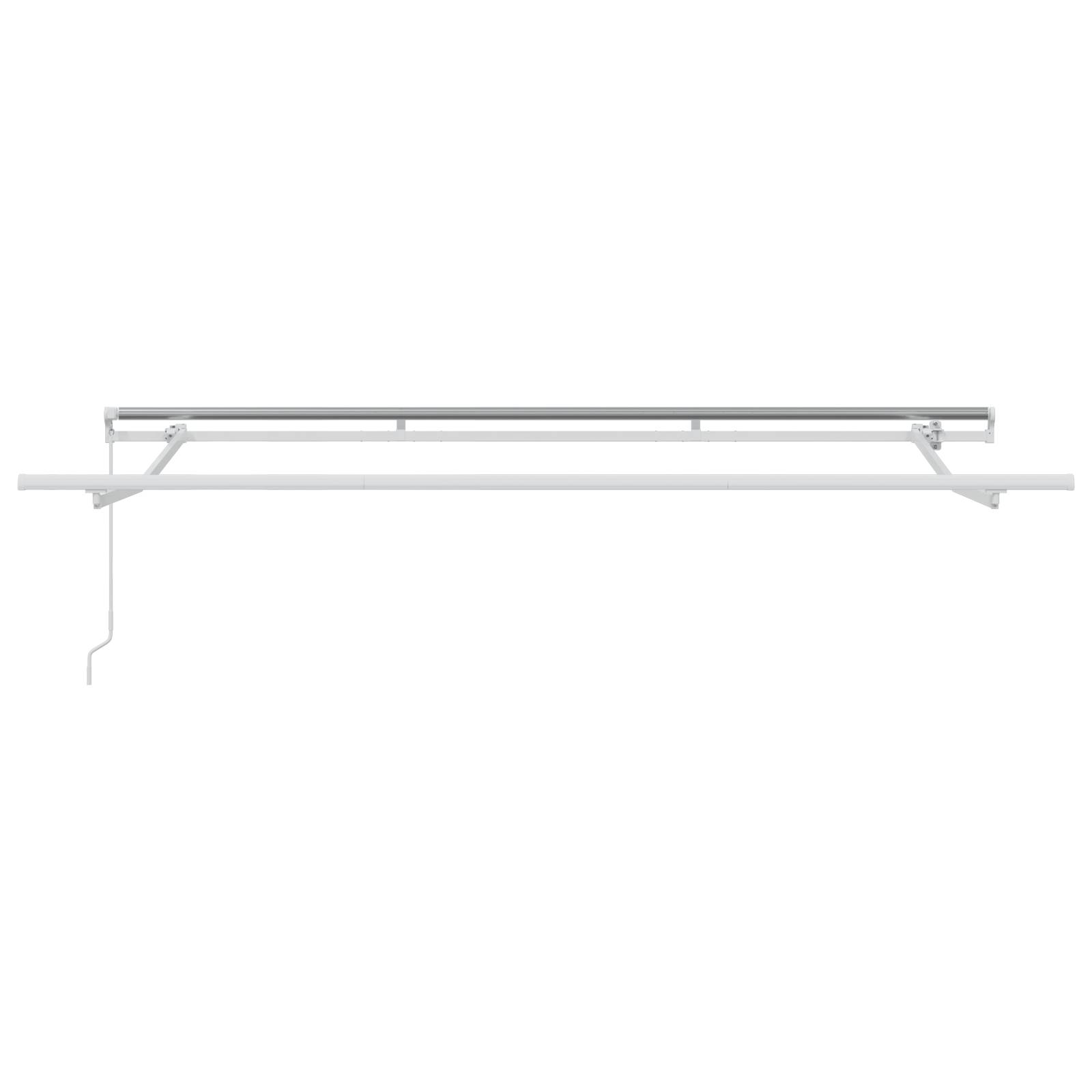 vidaXL Markisenrahmen Ausziehbar Manuell Bedient 3,5x2 cm Metall