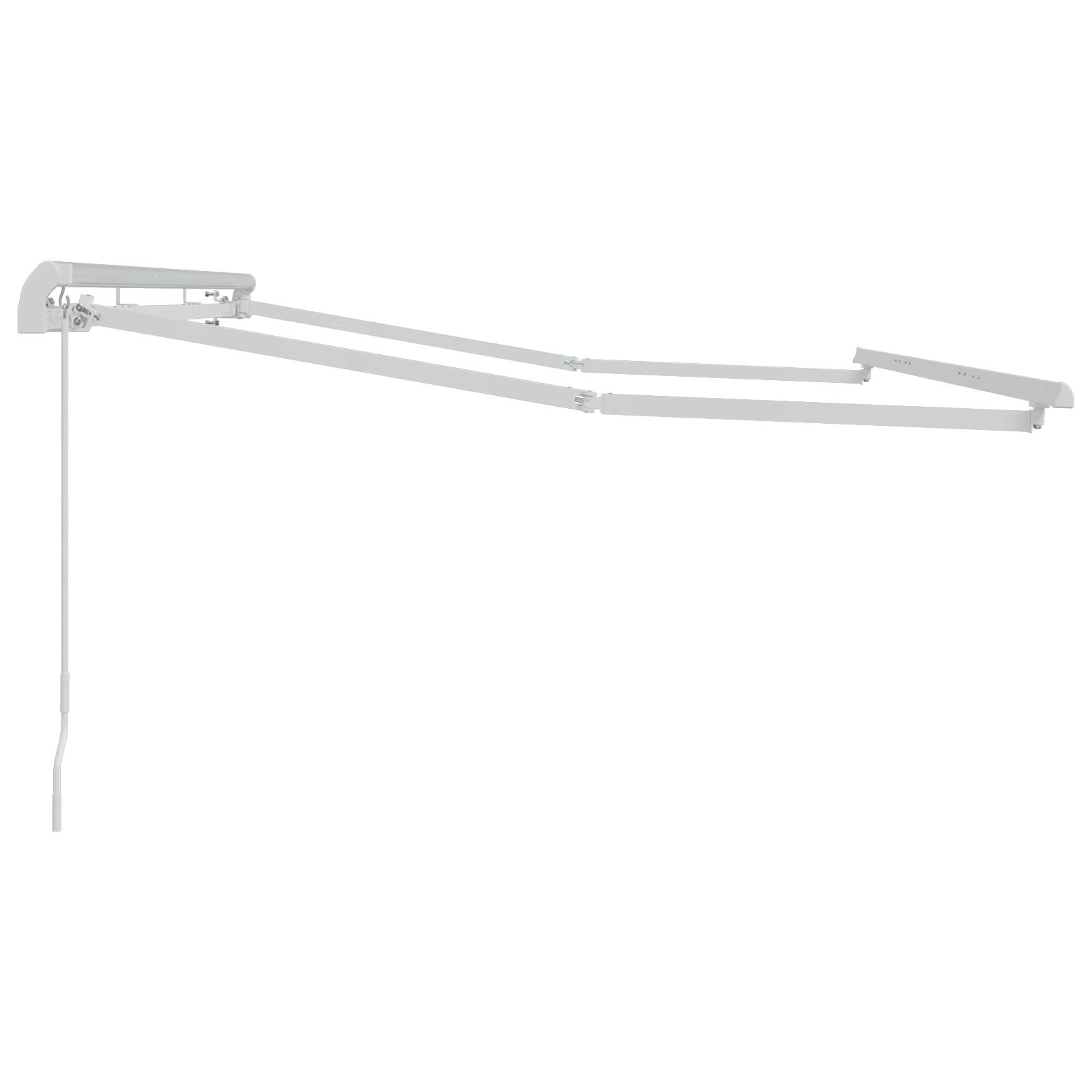 vidaXL Markisenrahmen Ausziehbar Manuell Bedient 3,5x2 cm Metall