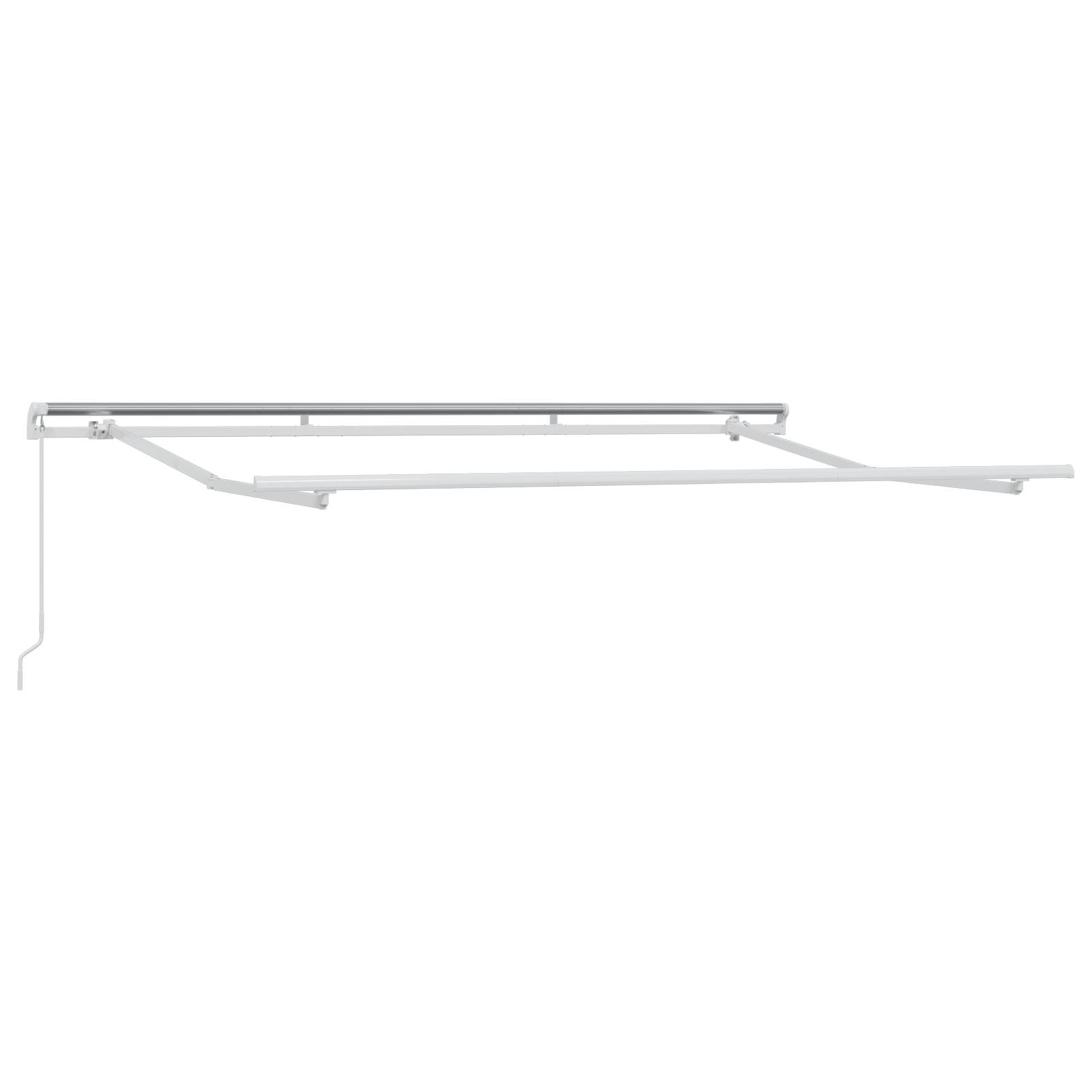 vidaXL Markisenrahmen Ausziehbar Manuell Bedient 3,5x2 cm Metall