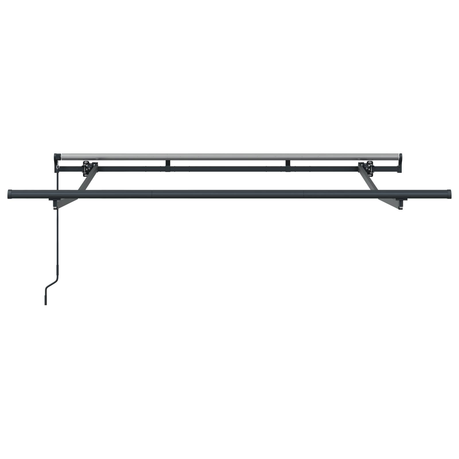 vidaXL Einziehbarer manueller Markisenrahmen 2,5x2 m Metall