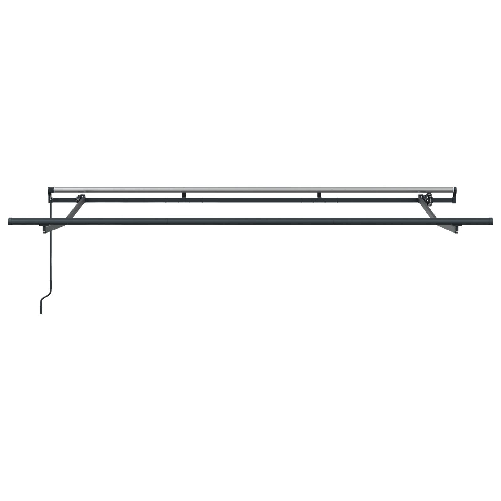 vidaXL Markisenrahmen Ausziehbar Manuell Bedient 3.5x2 cm Metall