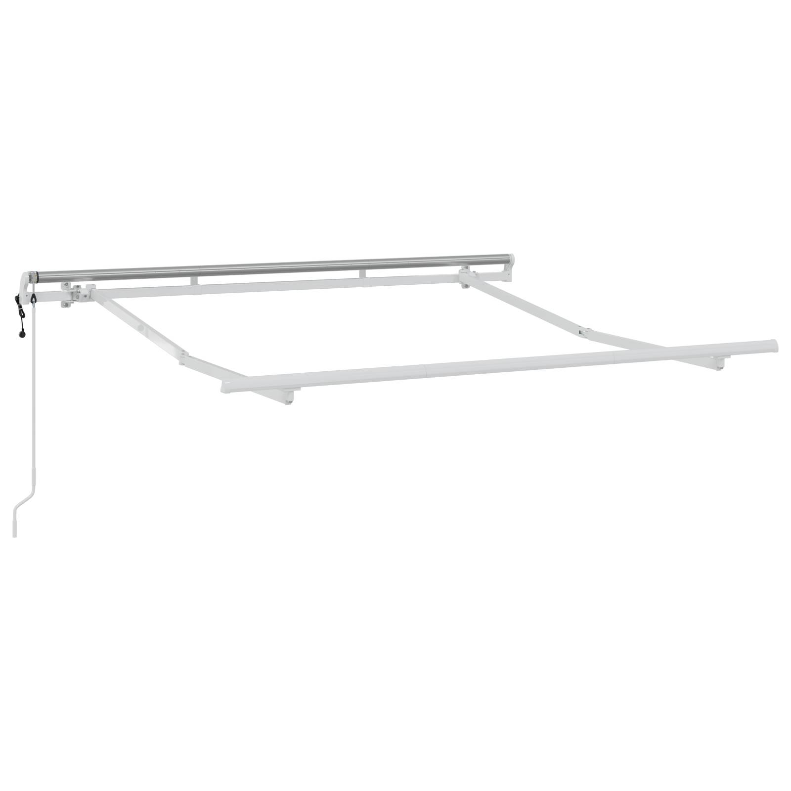 vidaXL Elektrische Markisenrahmen Einziehbar 2,5x2 cm Metall