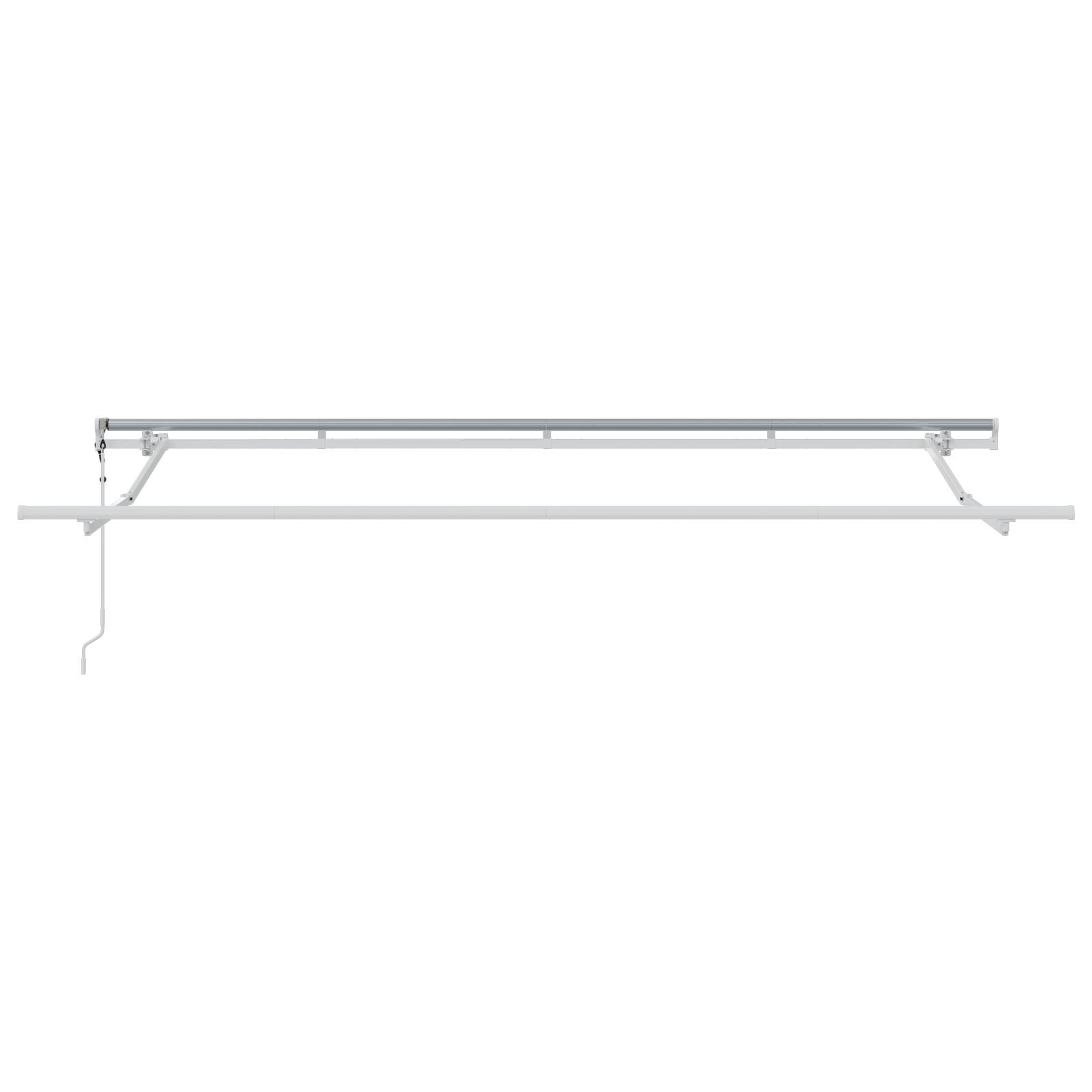 vidaXL Elektrischer Markisenrahmen Ausziehbar 4x2 cm Metall