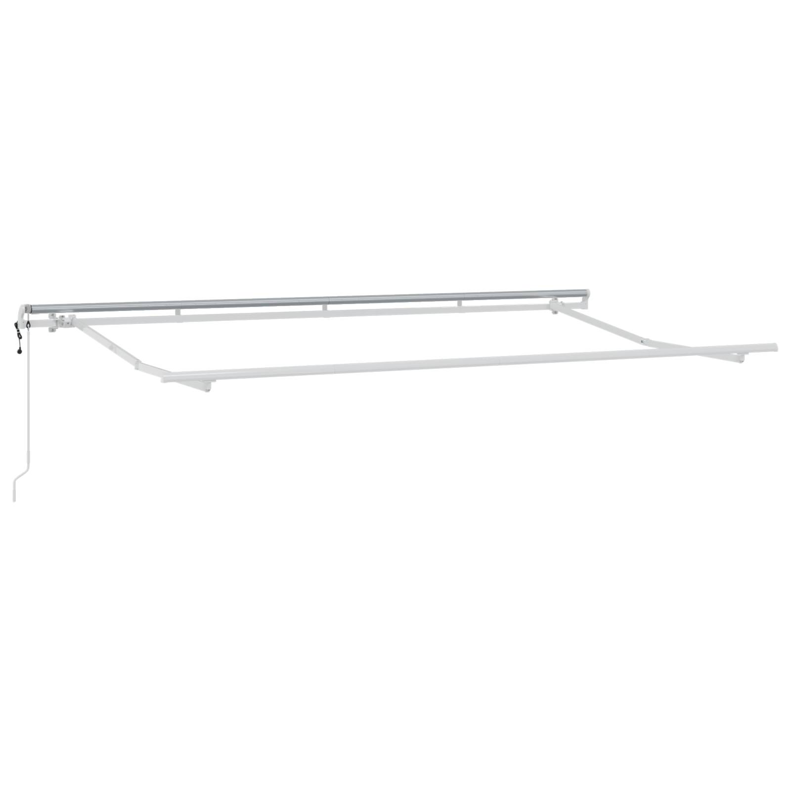 vidaXL Elektrischer Markisenrahmen Ausziehbar 4x2 cm Metall