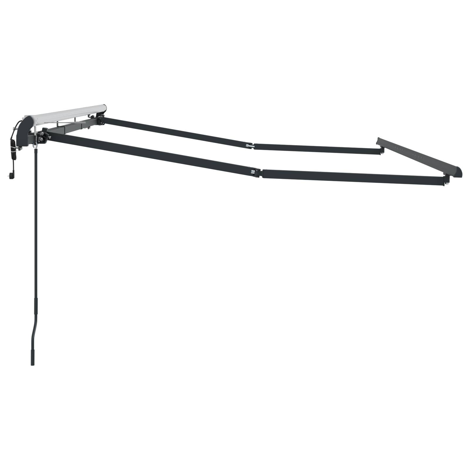 vidaXL elektrischer Markisenrahmen Rückziehbar 3x2 cm Metall