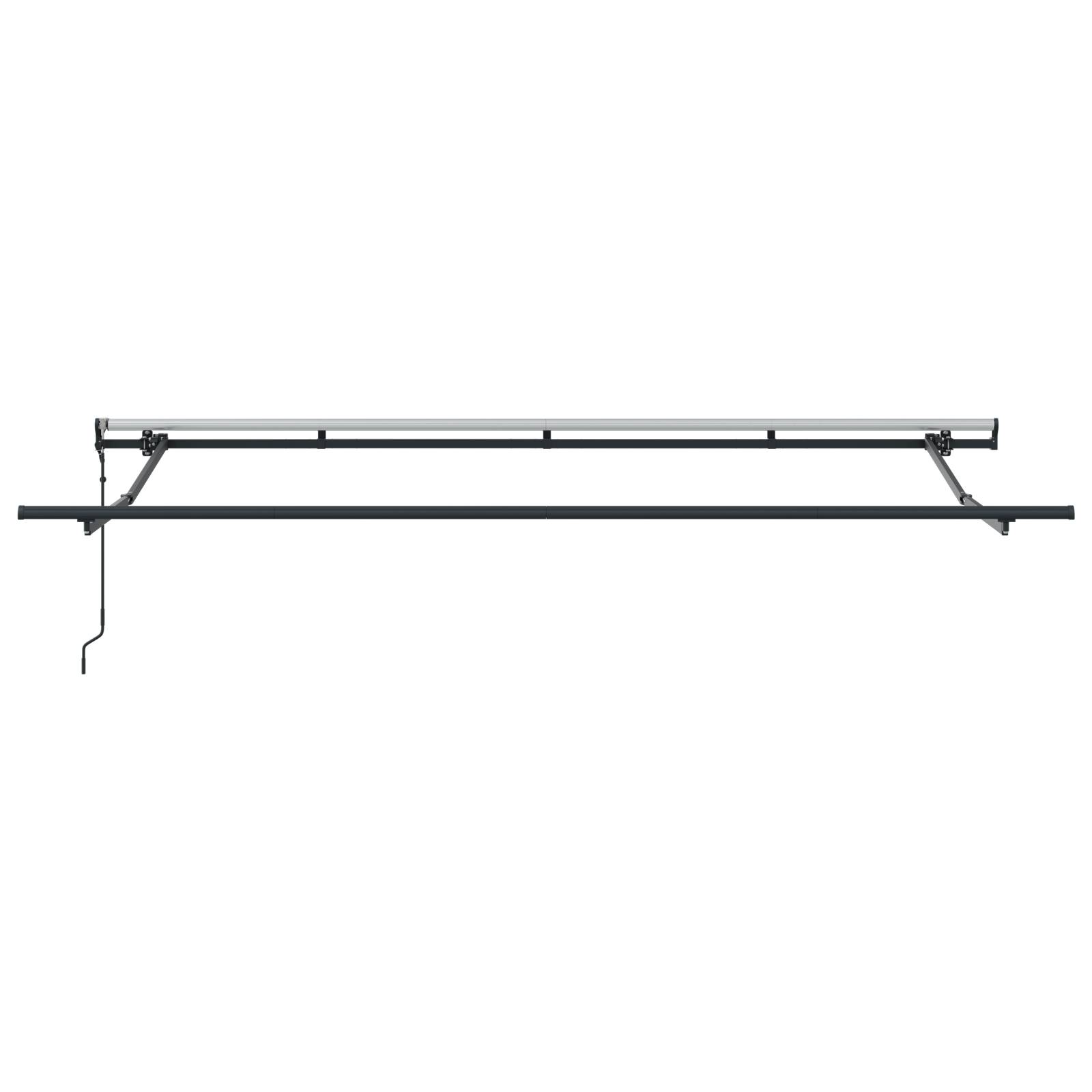 vidaXL Elektrische Einziehbare Markisenrahmen 4x2 cm Metall