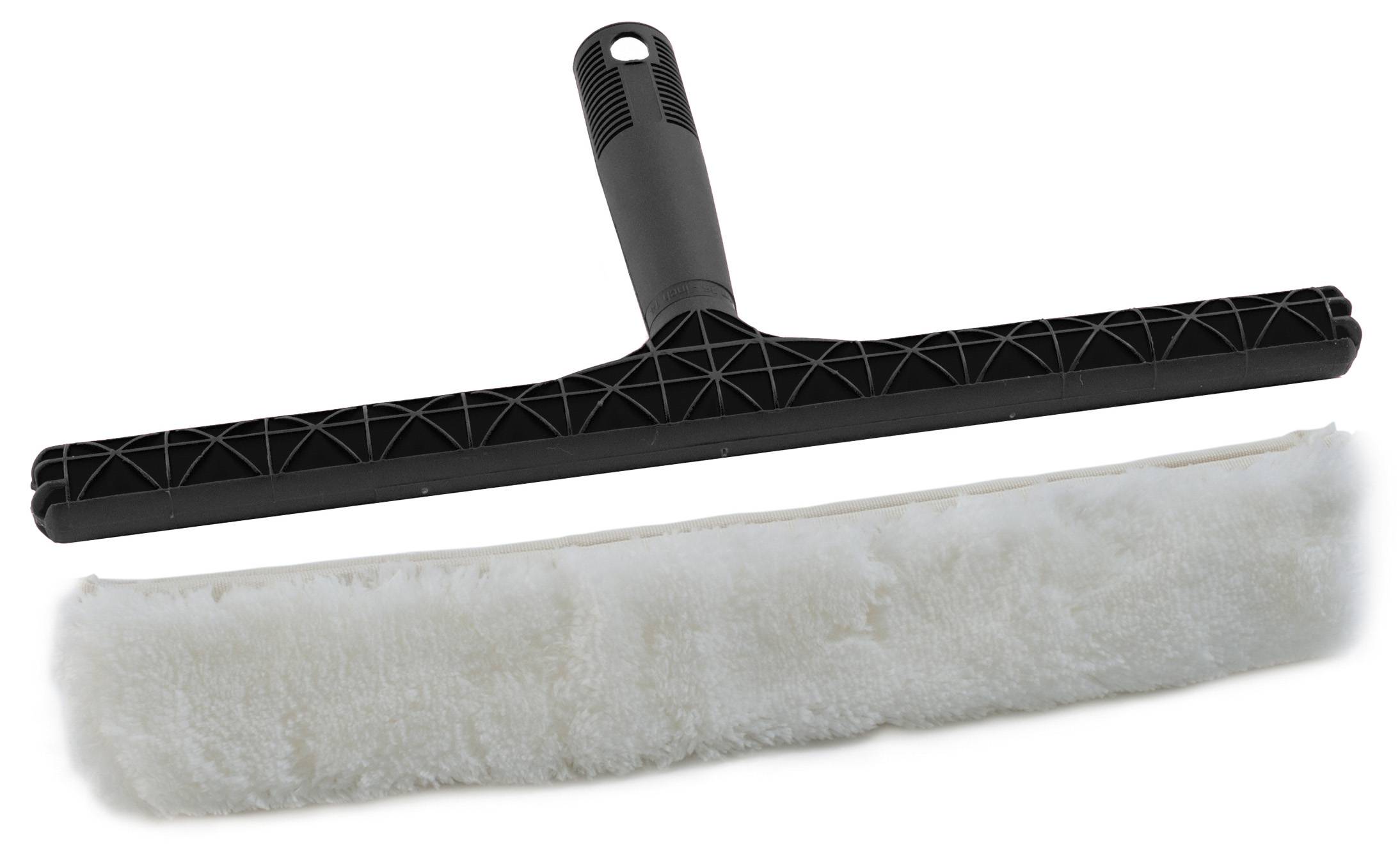 Novaliv 10x Fensterwischer 45 cm Einwascher aus Vlies Einschäumer zum Fensterputzen Fensterwischer Fensterreiniger Fenstereinwäscher Fensterreinigun