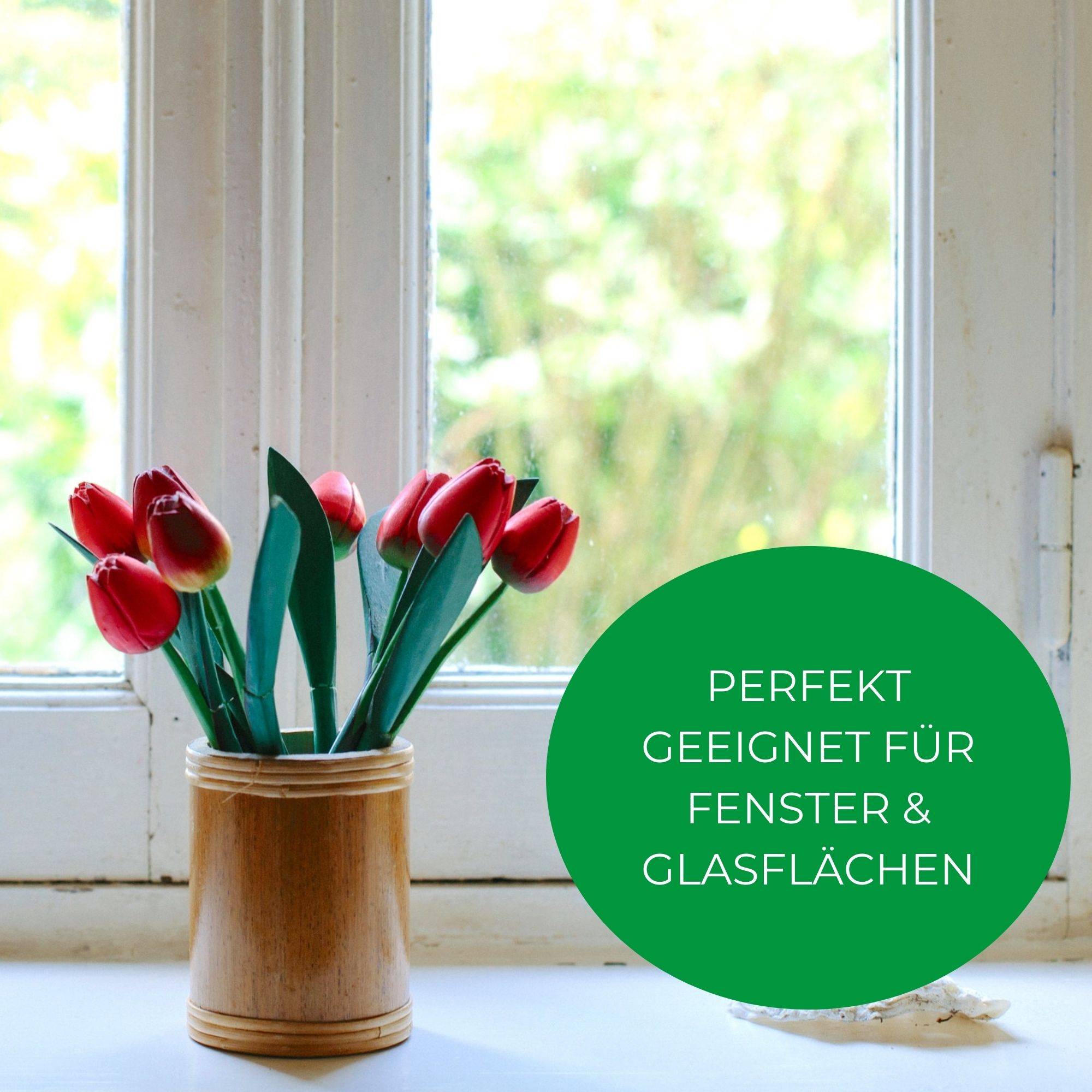 Novaliv 2er Set Fensterabzieher 35 cm Aluleiste mit Gummilippe für streifenfreies Abziehen Blau Fensterreiniger Fensterlippe Fensterreinigung