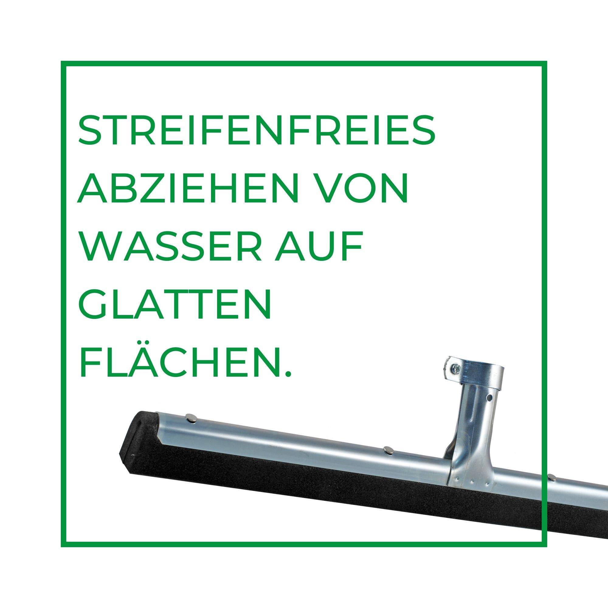 Novaliv Wasserschieber Bodenabzieher 45cm mit Stiel 130 cm Duschabzieher Abzieher Dusche Boden Abzieher Fenster Profi Wasser Abzieher Schieber für