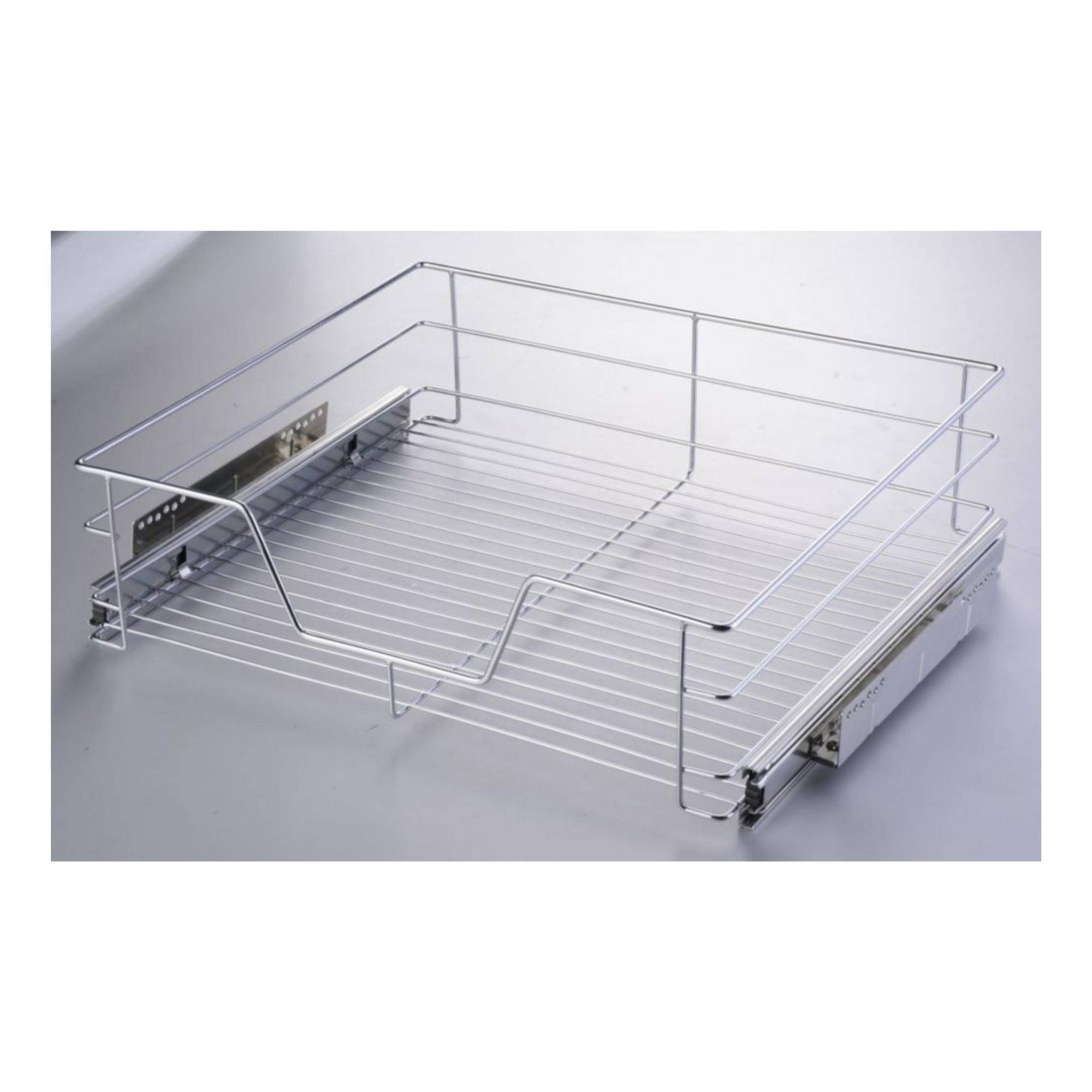 Novaliv Teleskopschublade für Küchen 49x44x14cm Nachrüstbare Lösung für mehr Komfort und Organisation - aus Stahl - Teleskopauszug Schubladen Nac