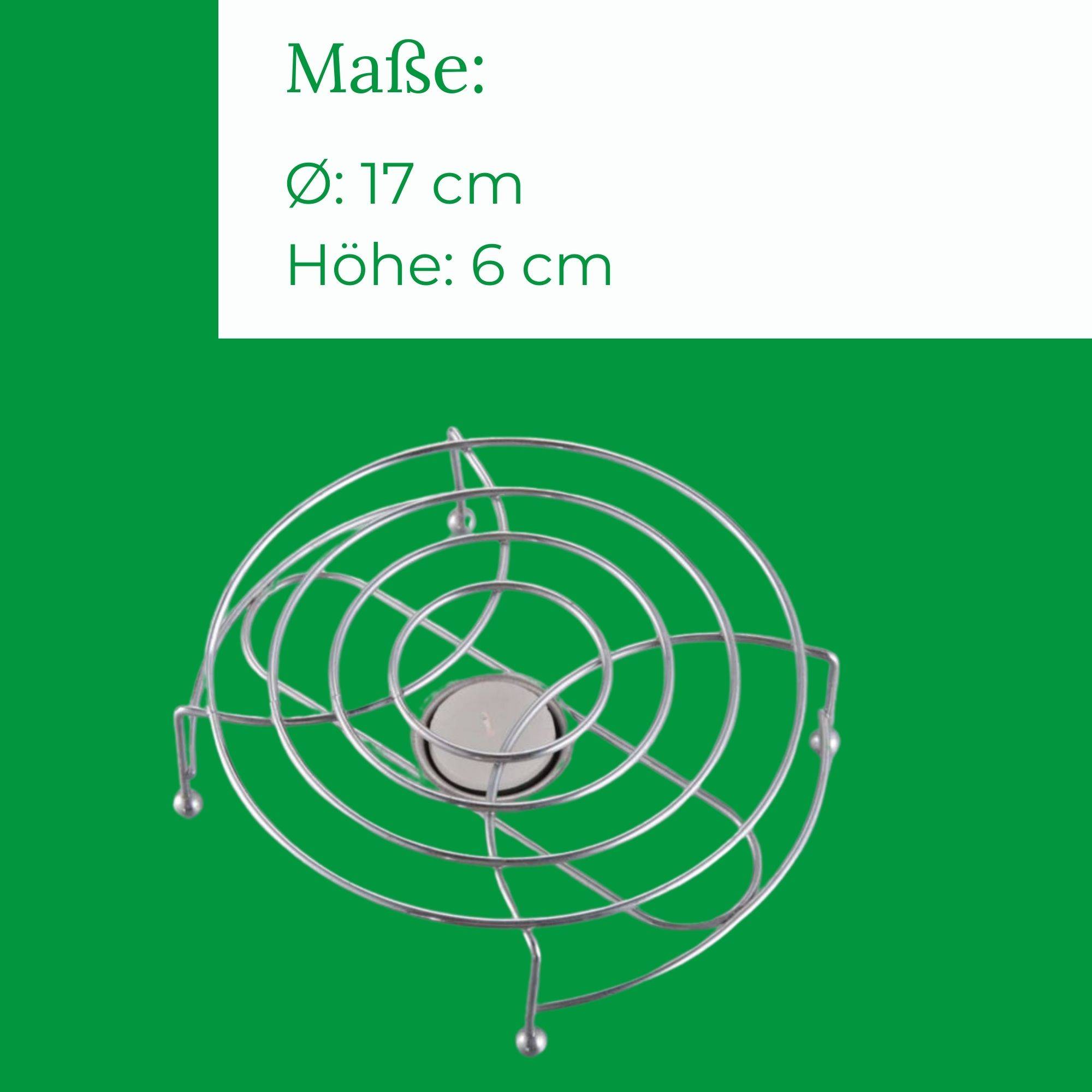 6x Novaliv Stövchen Edelstahl Hält Getränke Lange Warm 17cm Durchmesser Silberfarben Hitzebeständig und Langlebig Tassenwärmer Kaffeewärmer Warm