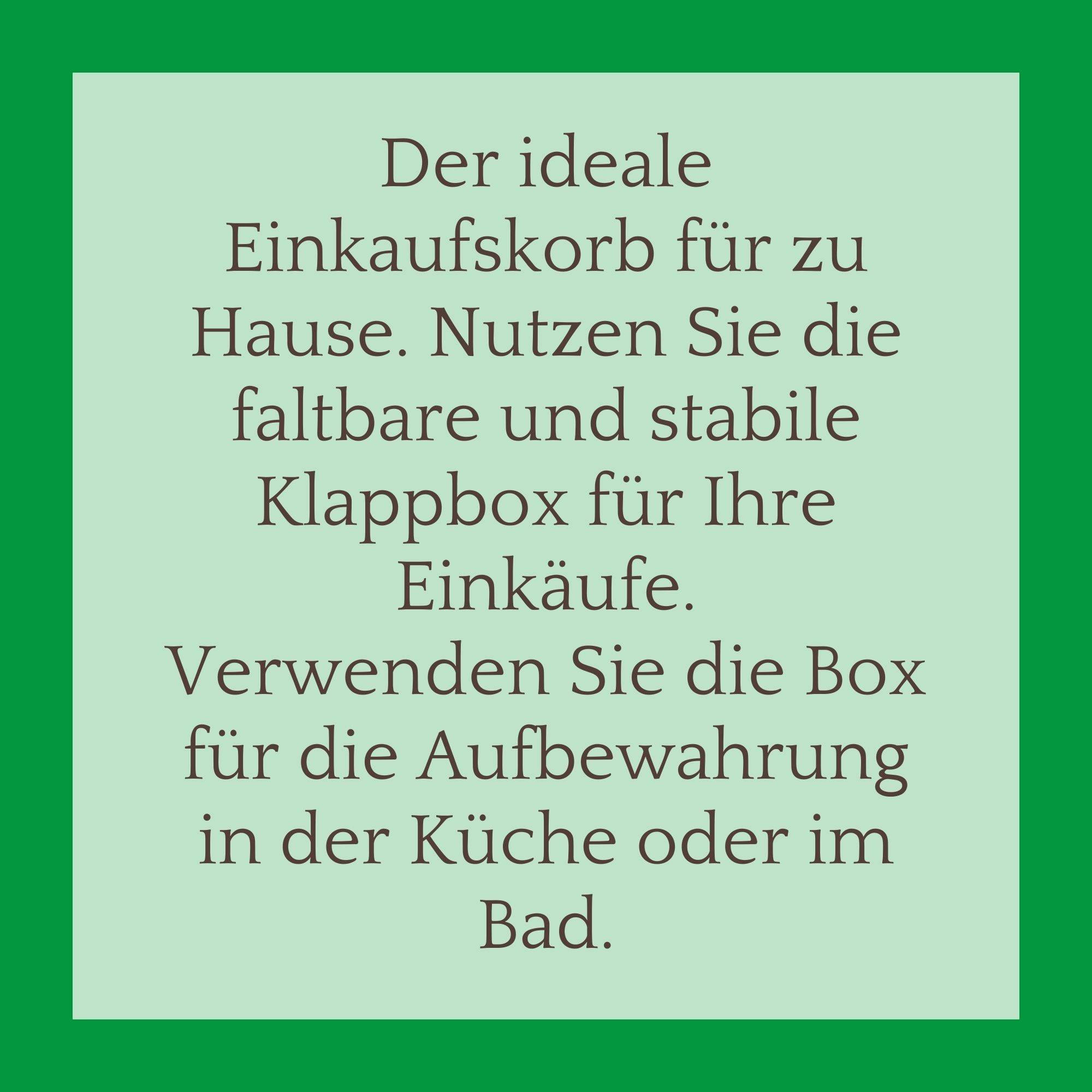 Novaliv Klappbox 45l Blau 2er Set - Faltbare Korbbox mit praktischen Tragegriffen - Vielseitige Aufbewahrungsbox