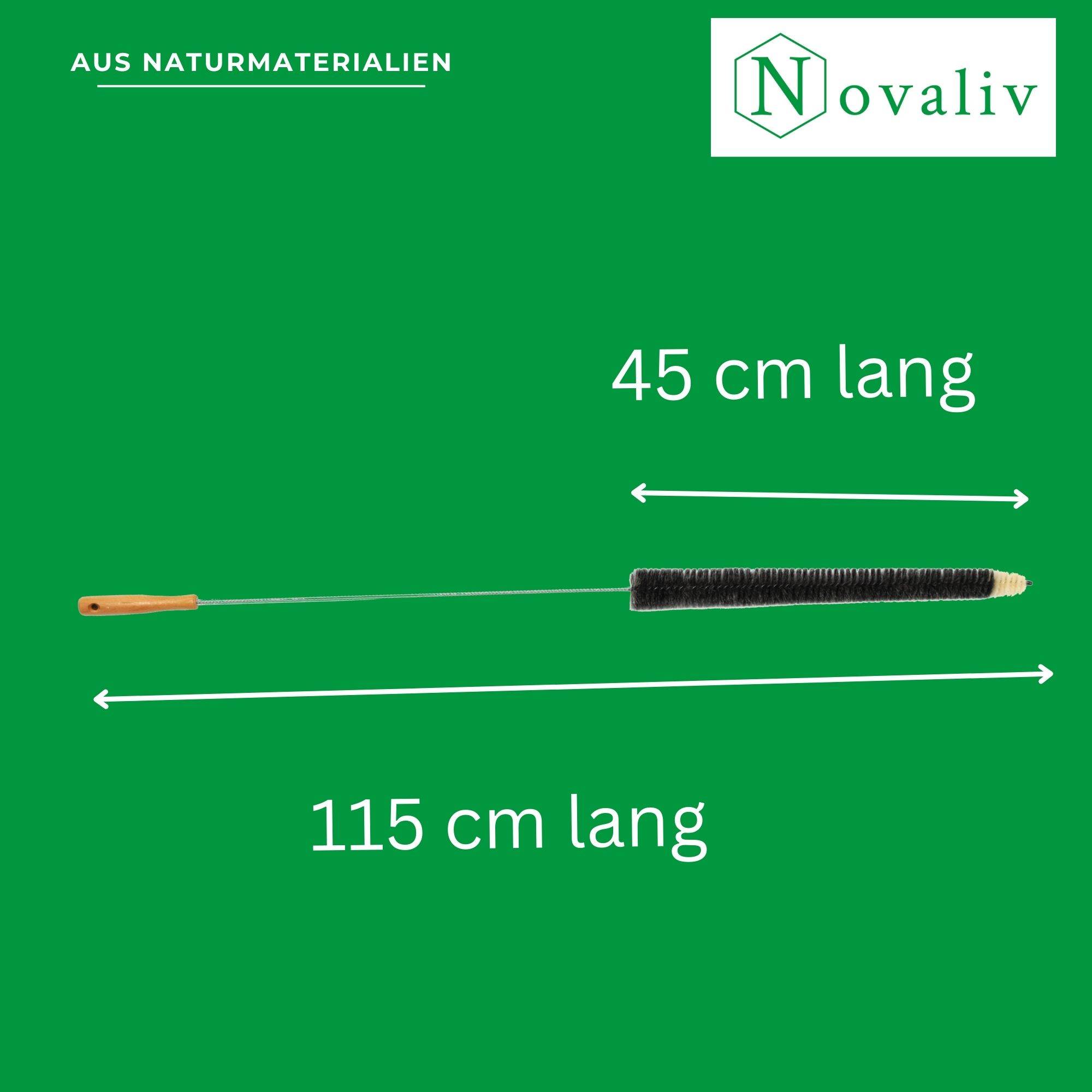 Novaliv Heizkörperbürste Rippenheizkörper Heizungsbürste Heizkörper Reinigungsbürste 115x45x3,5cm IDEAL als Heizung Reinigungsbürste Rippen ode