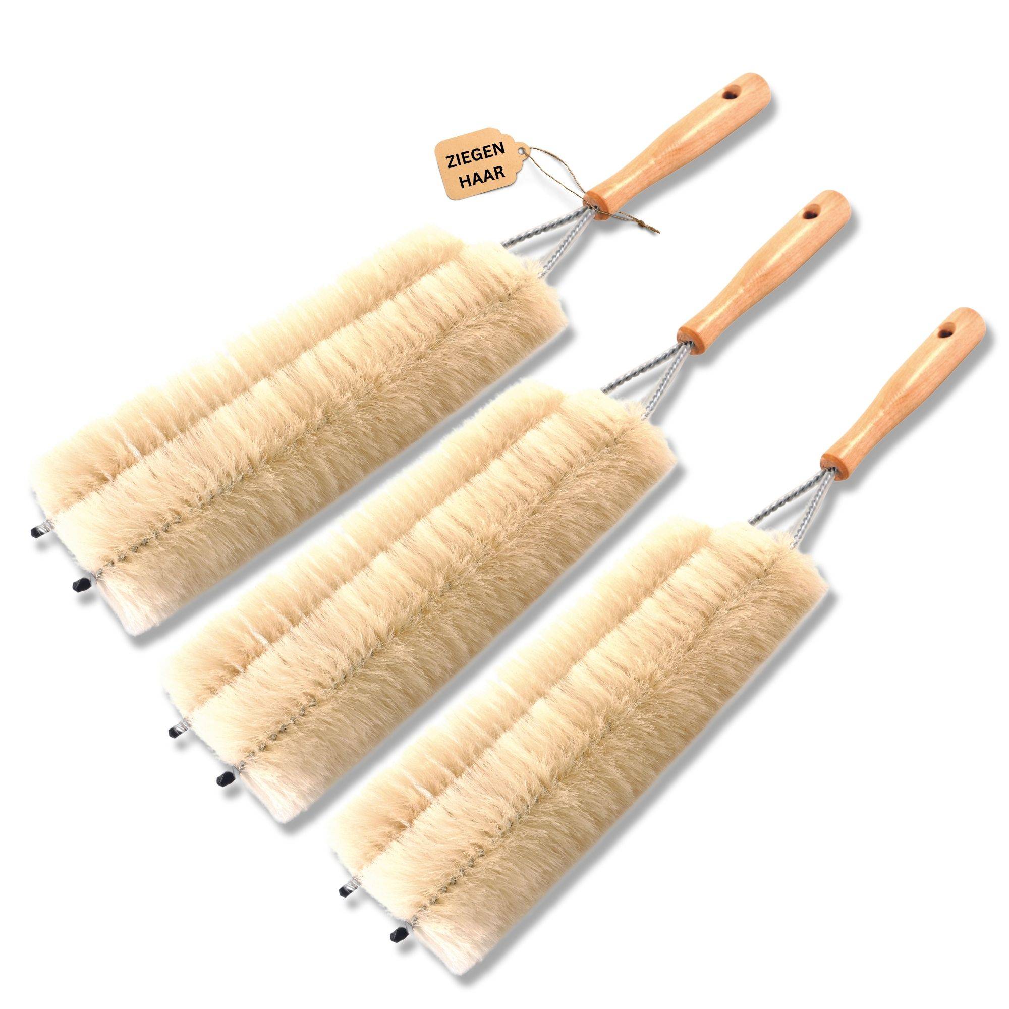 Novaliv 3x Heizkörperbürste Rippenheizkörper Heizungsbürste Heizkörper Reinigungsbürste 47x14cm IDEAL als Heizung Reinigungsbürste Rippen 2-fac