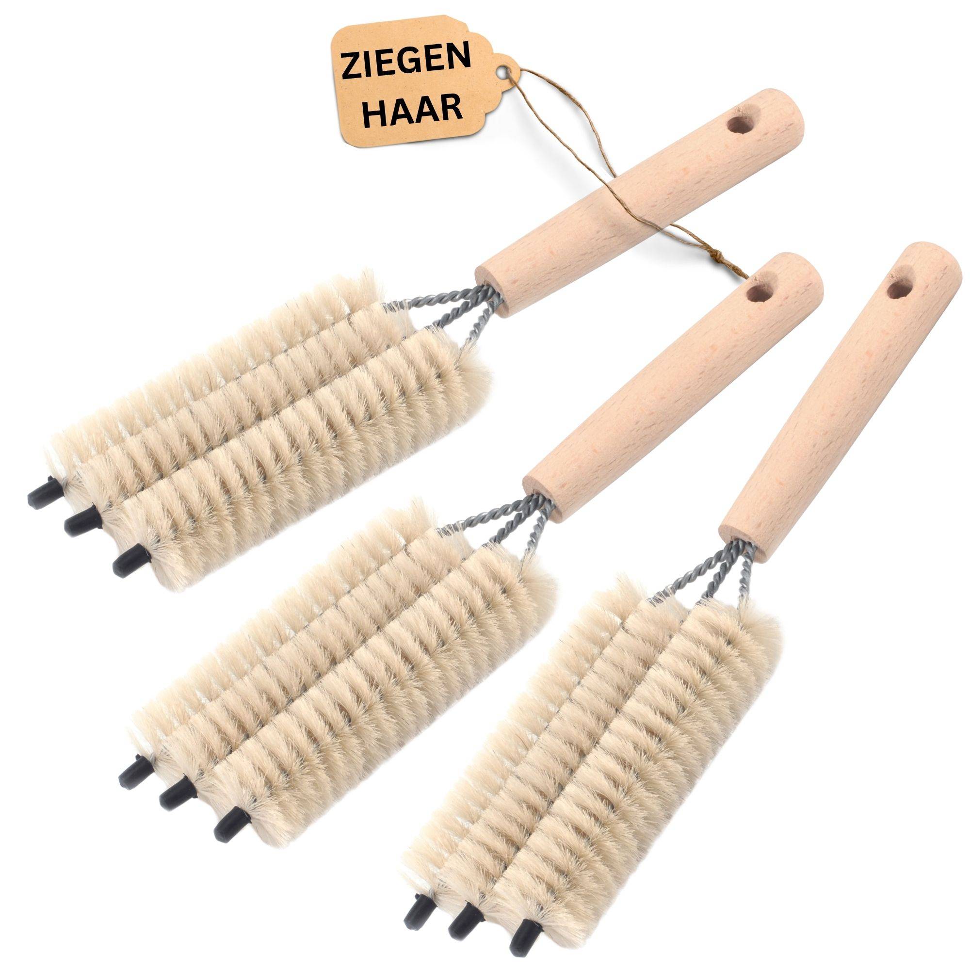 Novaliv 3x Jalousienbürste Jalousien Rolladenbürste Rollo Reinigungsbürste 25x8x3cm IDEAL auch als Heizung Reinigungsbürste 3-fach Gabel Jalousien