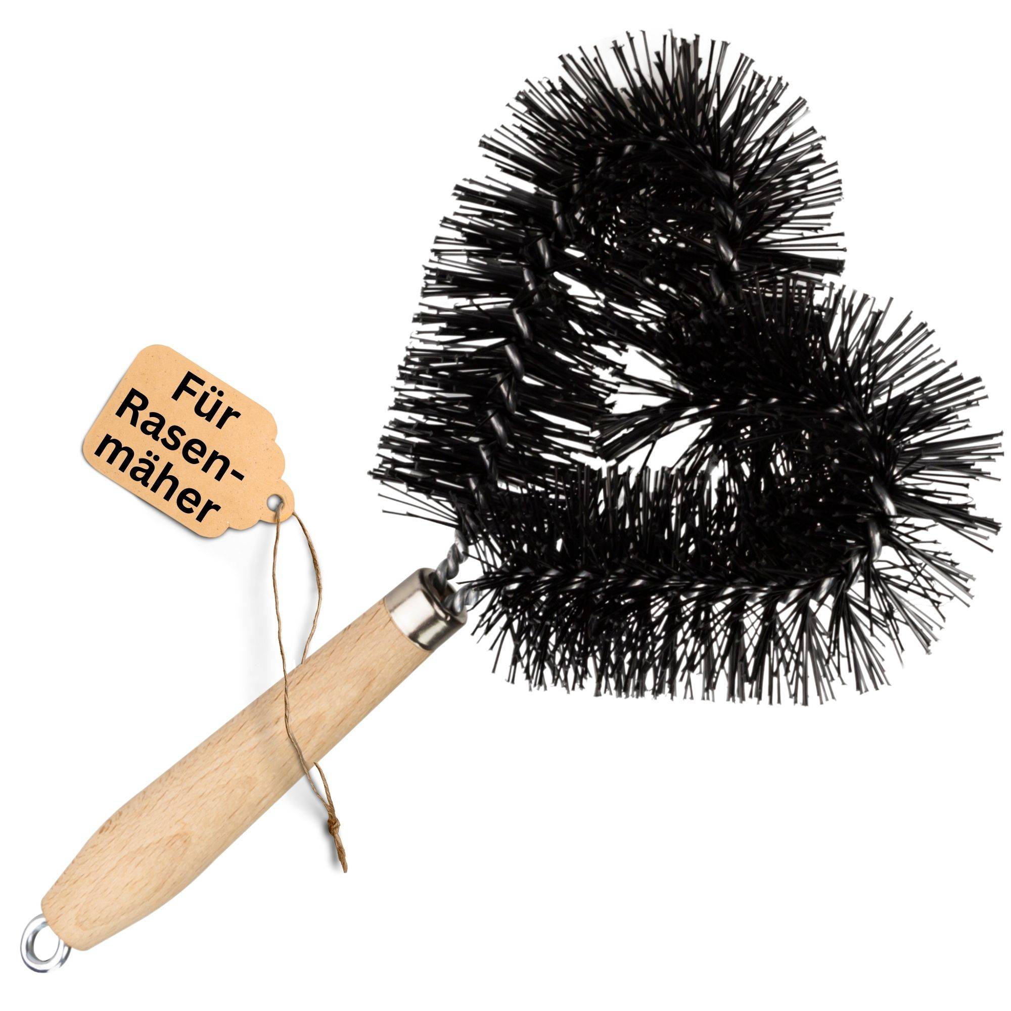 Novaliv Bürste Rasenmäher Reiniger Rasenmäherbürste 25cm Rasenmäher Bürste für Elektro Aufsitzrasenmäher & Sitzrasenmäher als auch Handfeger