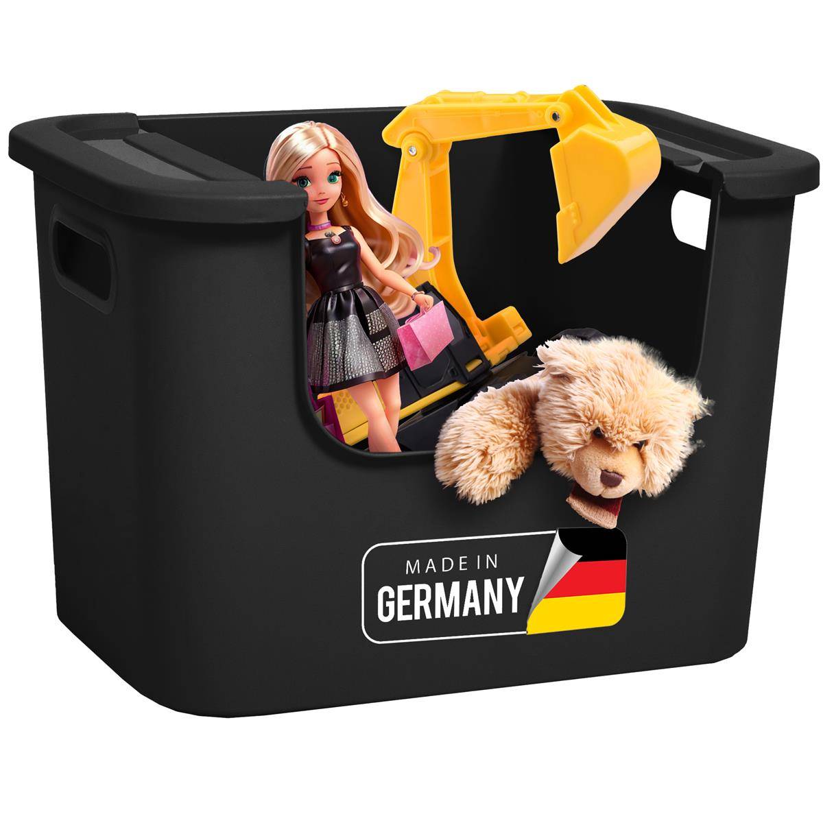 Novaliv Aufbewahrungsbox Bad Organizer Kleiderschrank Schubladen Ordnungssystem Schwarz Wohnmobil Schrank Organizer Box Badezimmer organizer