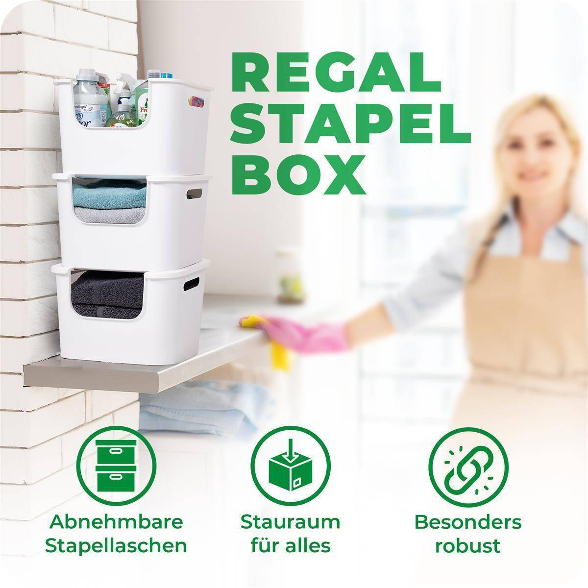 Novaliv 4x Aufbewahrungsbox Bad Organizer Kleiderschrank Schubladen Ordnungssystem Weiß Wohnmobil Schrank Organizer Box Badezimmer organizer