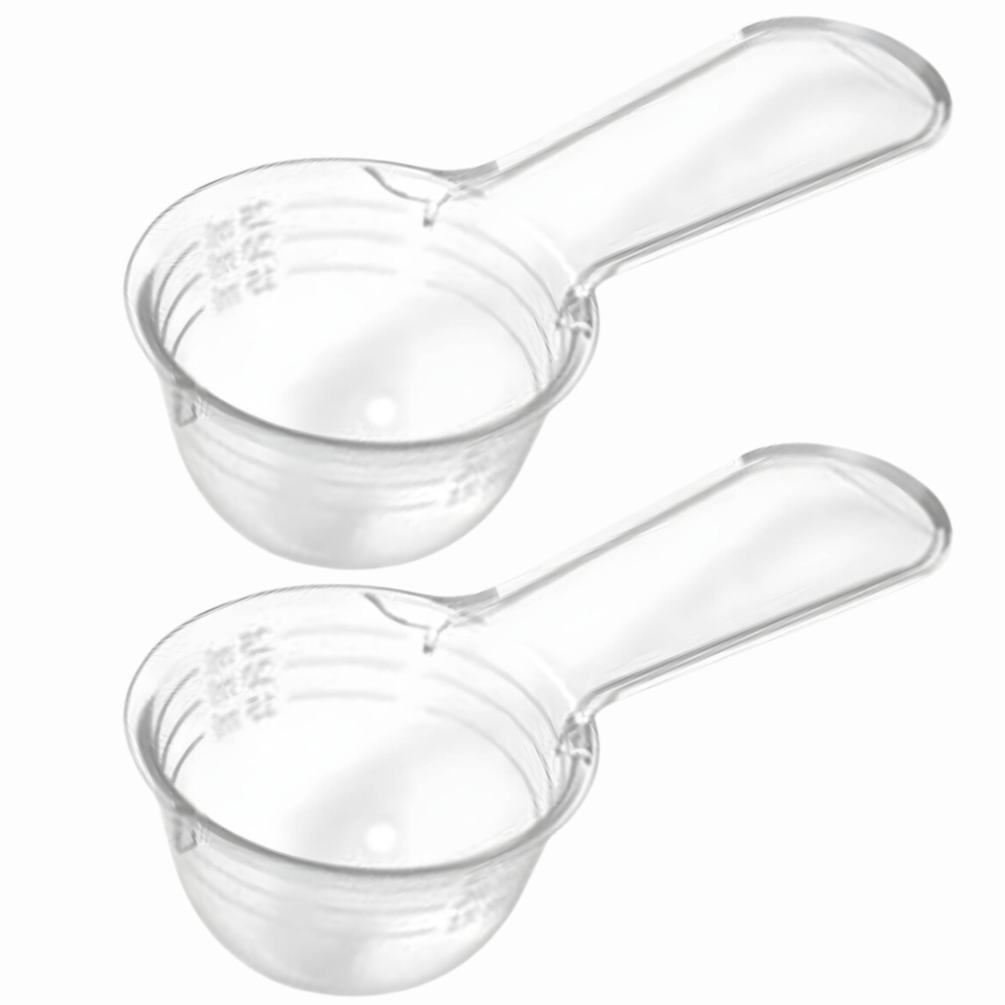 Novaliv 2x Messlöffel 30g robuster Kunststoff Made in Germany präzise Dosierung von Pulvern und Flüssigkeiten für Küche Fitness Haushalt Perfekt
