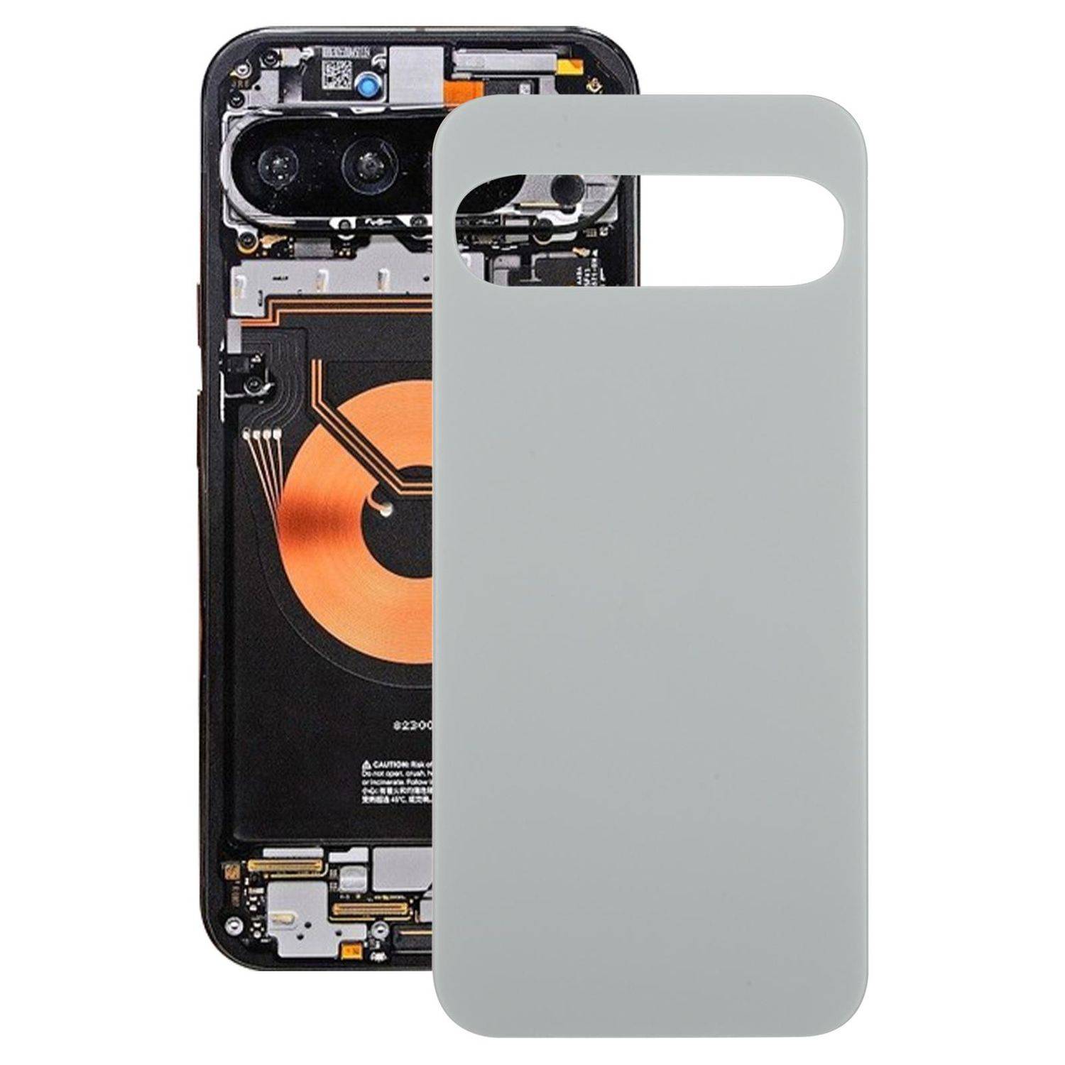 Für Google Pixel 9 Pro XL Akkudeckel Battery Back Cover Ersatzteil Grau