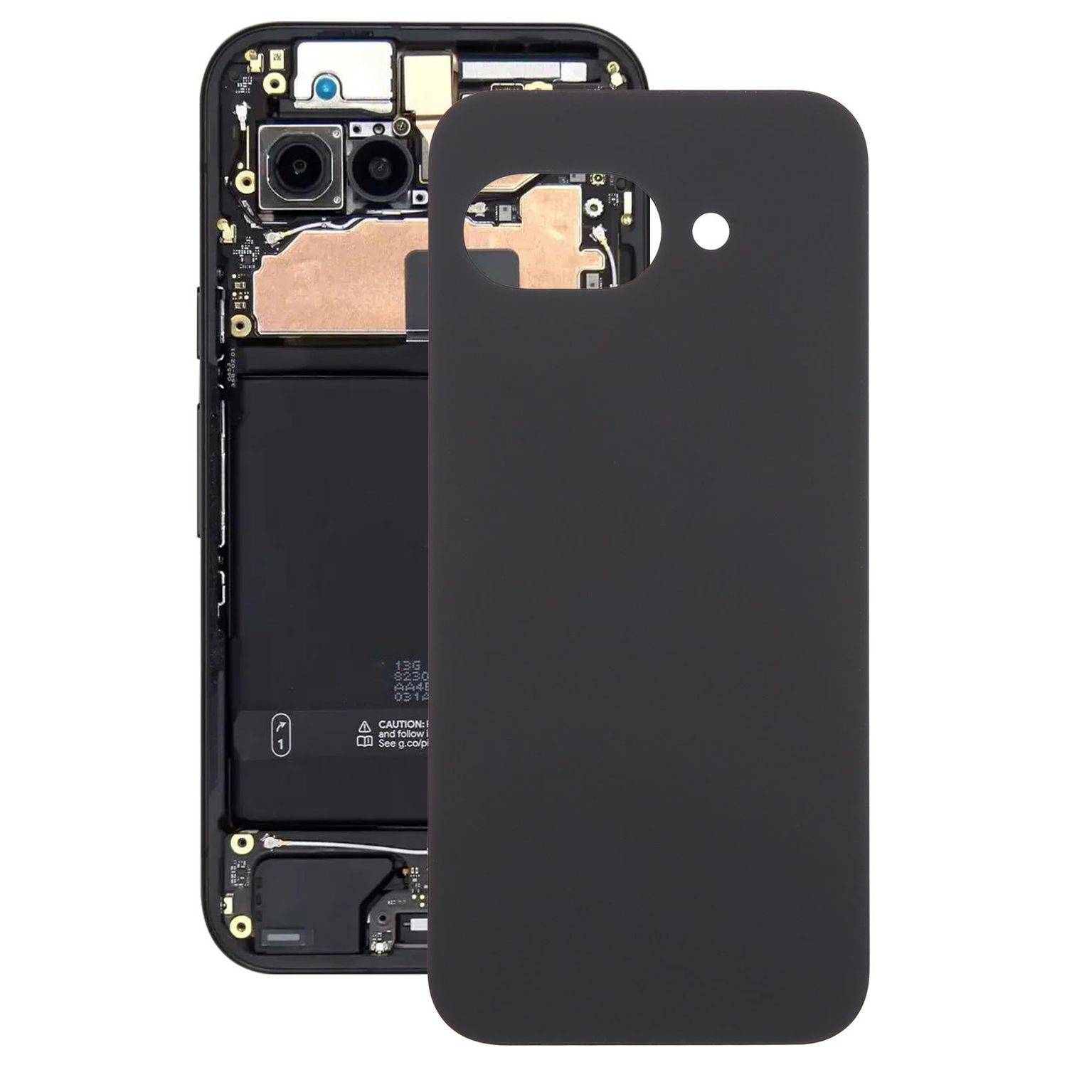 Für Google Pixel 9a Akkudeckel Battery Back Cover Ersatzteil Reparatur Schwarz