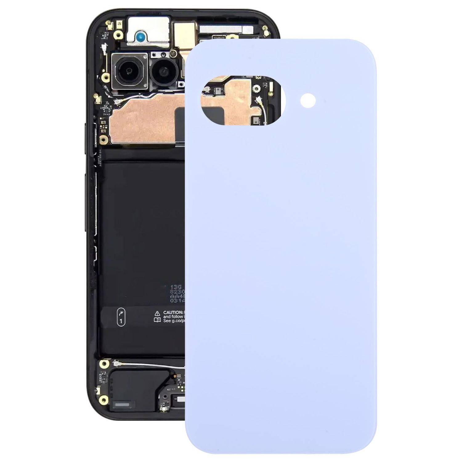 Für Google Pixel 9a Akkudeckel Battery Back Cover Ersatzteil Reparatur Blau