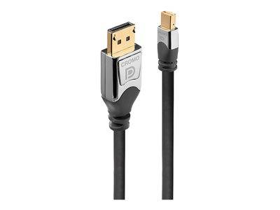 LINDY Mini-DisplayPort an DisplayPort Kabel CROMO 0.5m Multimedia-Technik Displayport-Adapter