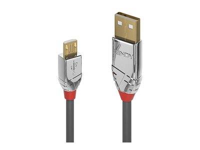 LINDY USB 2.0 Kabel Typ A/Micro-B Cromo Line M/M 0.5m Multimedia-Technik USB-Kabel
