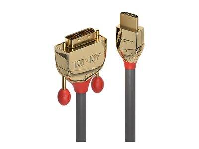 LINDY HDMI an DVI-D Single Link Kabel Gold Line 5m Multimedia-Technik HDMI-Kabel
