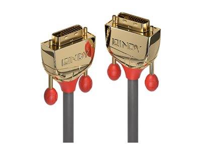 LINDY DVI-D Dual Link Kabel Gold Line 3m Multimedia-Technik DVI-Kabel