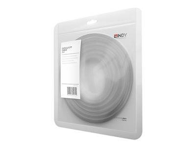 LINDY Patchkabel Cat6 U/UTP grau 0.30m Kabel RJ45 Cat.6