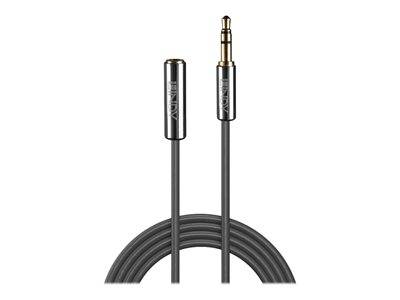 LINDY Verlängerungskabel 3.5mm Cromo line 3m Multimedia-Technik Audiokabel