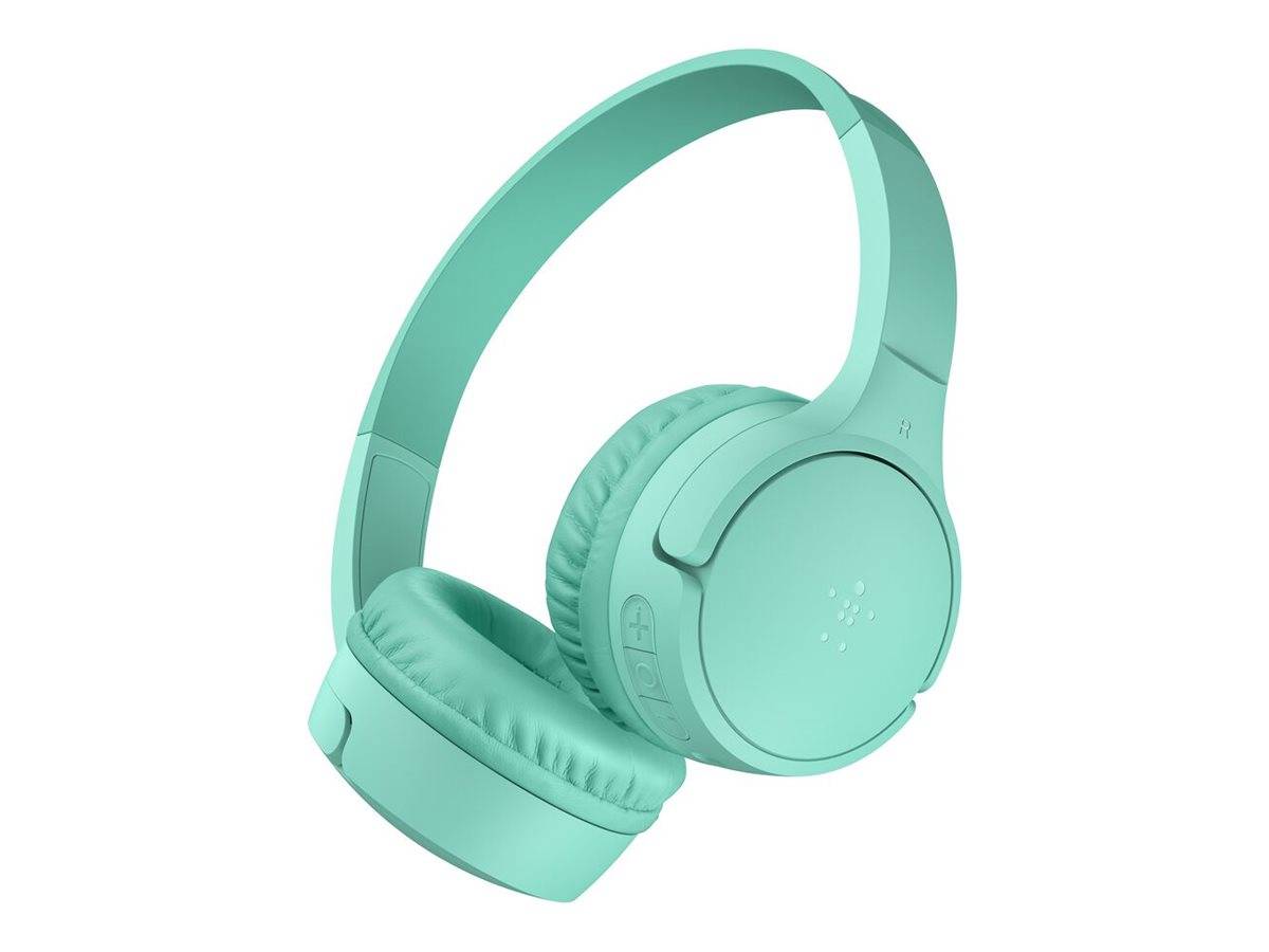 Belkin SoundForm Mini BT On-Ear Kopfhörer für Kinder, mint