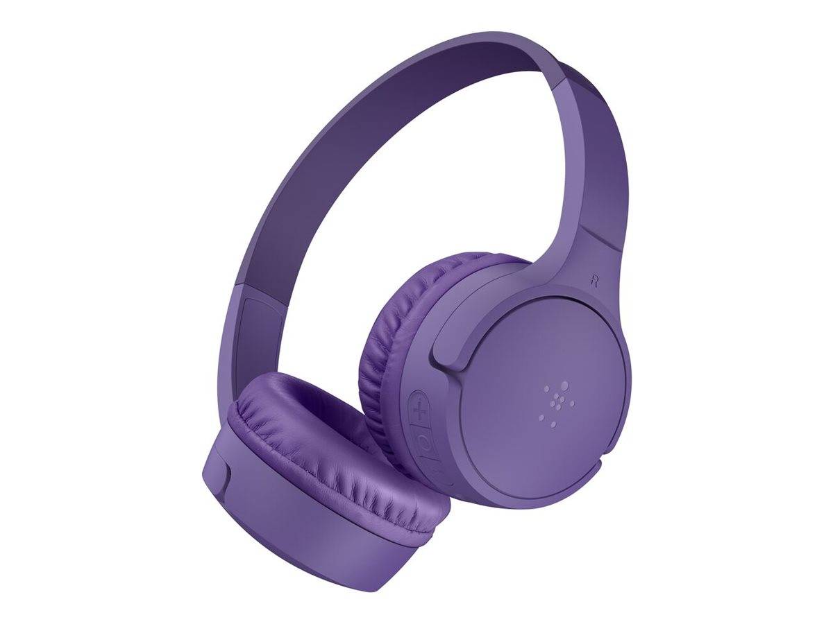 Belkin SoundForm Mini BT On-Ear Kopfhörer für Kinder, lila