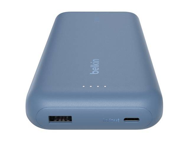 Belkin BoostCharge - Powerbank - mit integriertem Kabel - 20000 mAh - 30 Watt -