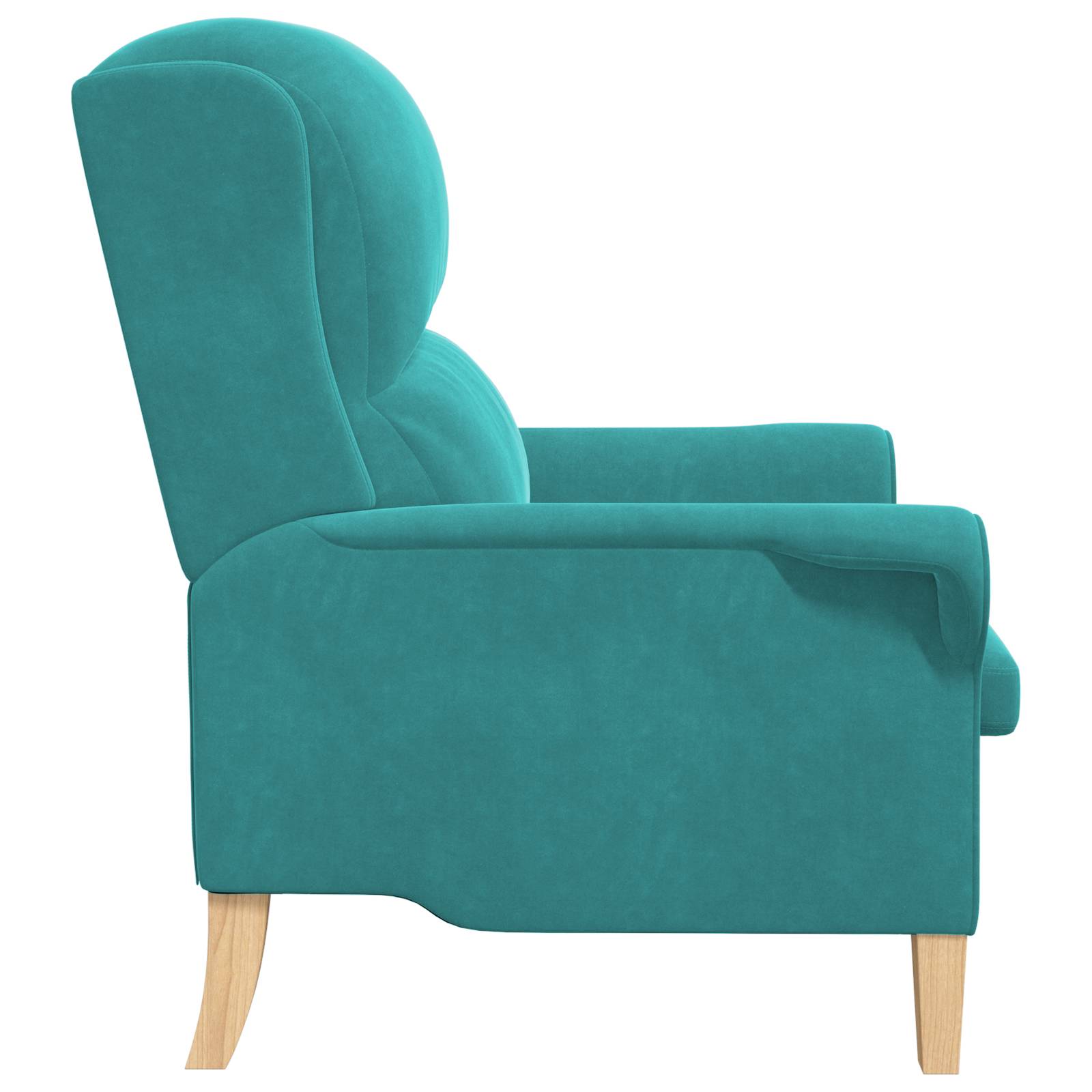 vidaXL Türkiser Sessel Türkis Stoff Standard Ergonomisch Sessel