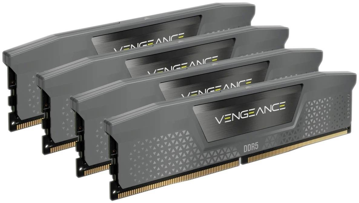 DDR5 64GB PC 6000 CL36 CORSAIR KIT (4x16GB) VENGEANCE Grey retail Multimedia-Technik Speichermodule