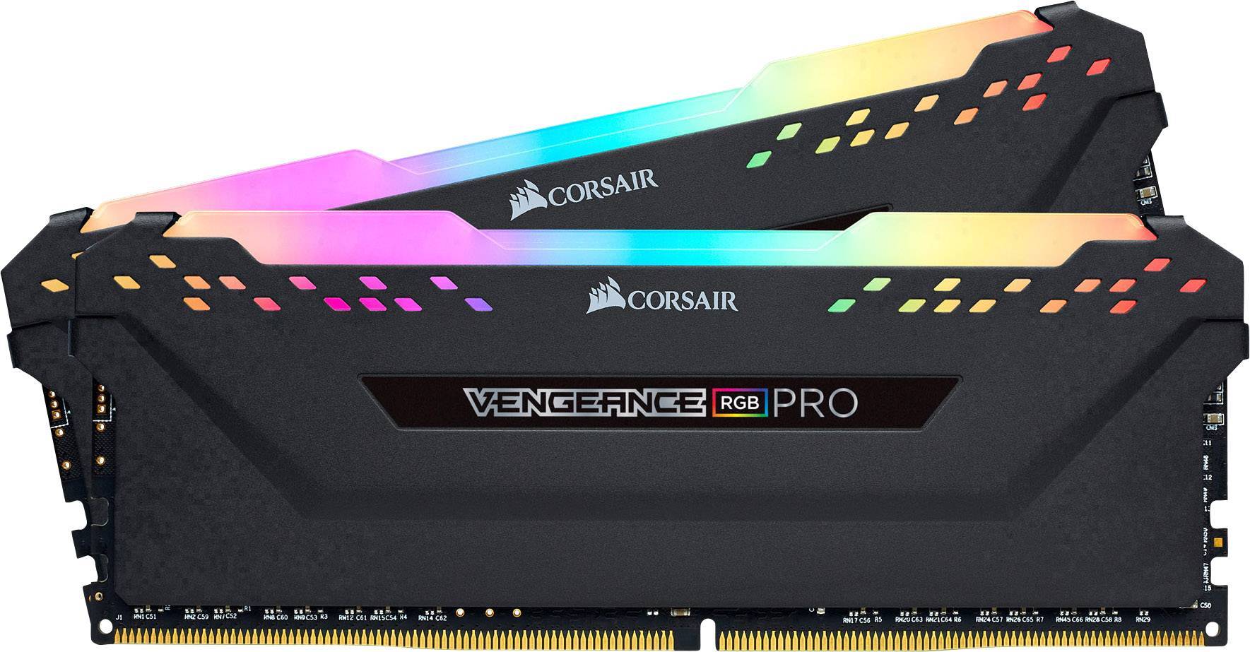 DDR4 16GB PC 2933 CL16 CORSAIR KIT (2x8GB) Vengeance RGB B retail Multimedia-Technik Speichermodule