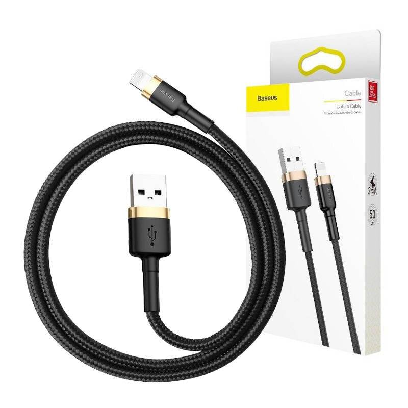 Baseus Cafule Kabel USB Lightning 2A 3m (Gold+Schwarz)