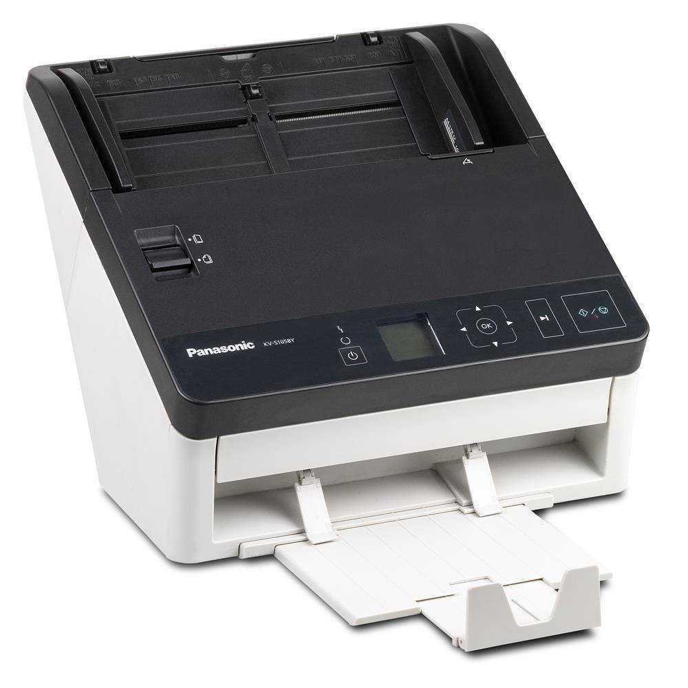 Panasonic KV-S1058Y (B-Ware) Dokumentenscanner (65 S/min. farbe, 600x600 dpi, ADF, Duplex, DIN A4, RJ-45 LAN)