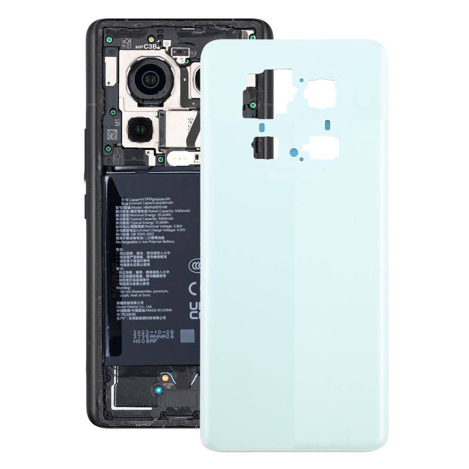 Für Xiaomi Redmi Note 14 Pro 5G Akkudeckel Battery Back Cover Ersatzteil Grün
