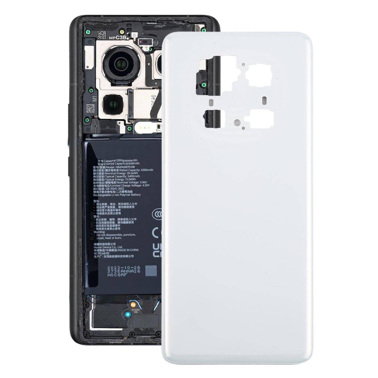 Für Xiaomi Redmi Note 14 Pro 5G Akkudeckel Battery Back Cover Ersatzteil Weiß