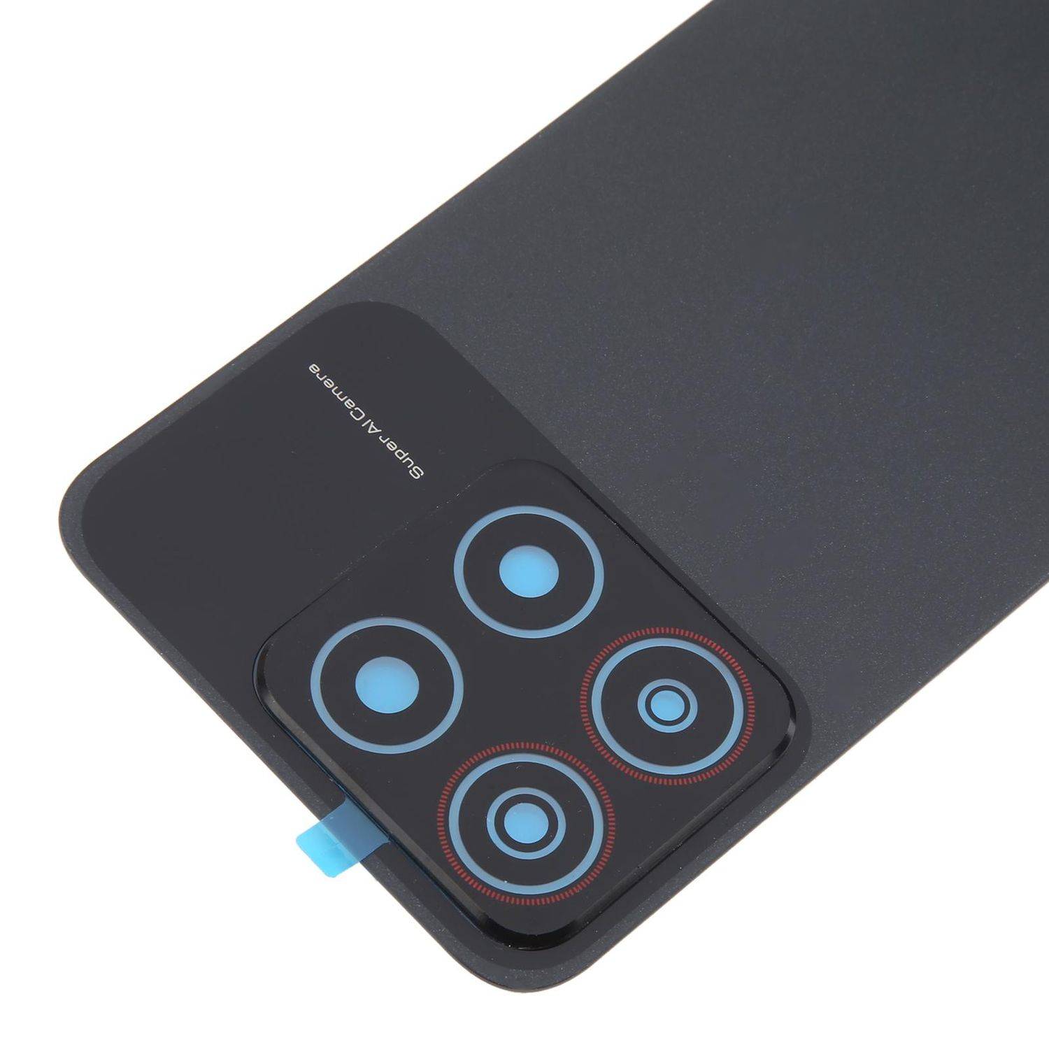 Für ZTE Blade A35 Akkudeckel Backcover mit Kameraabdeckung Ersatzteil Schwarz